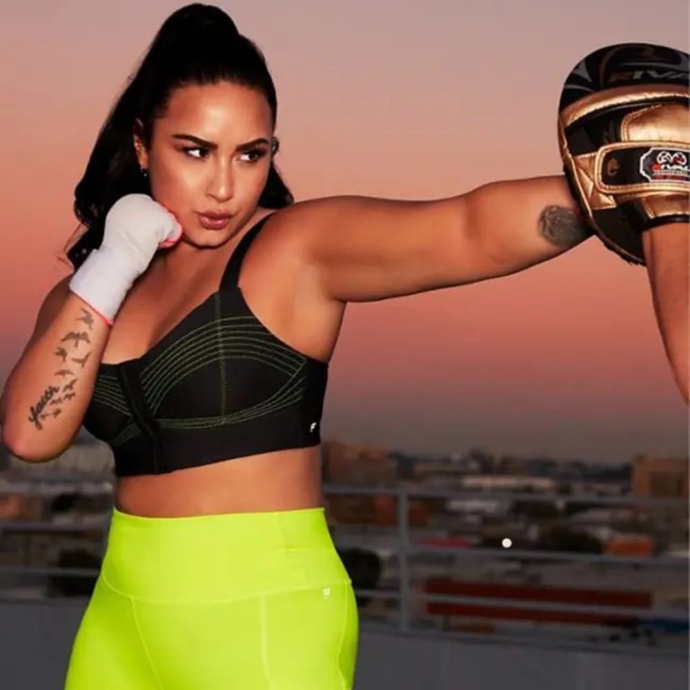 Demi Lovato for Fabletics Bra top